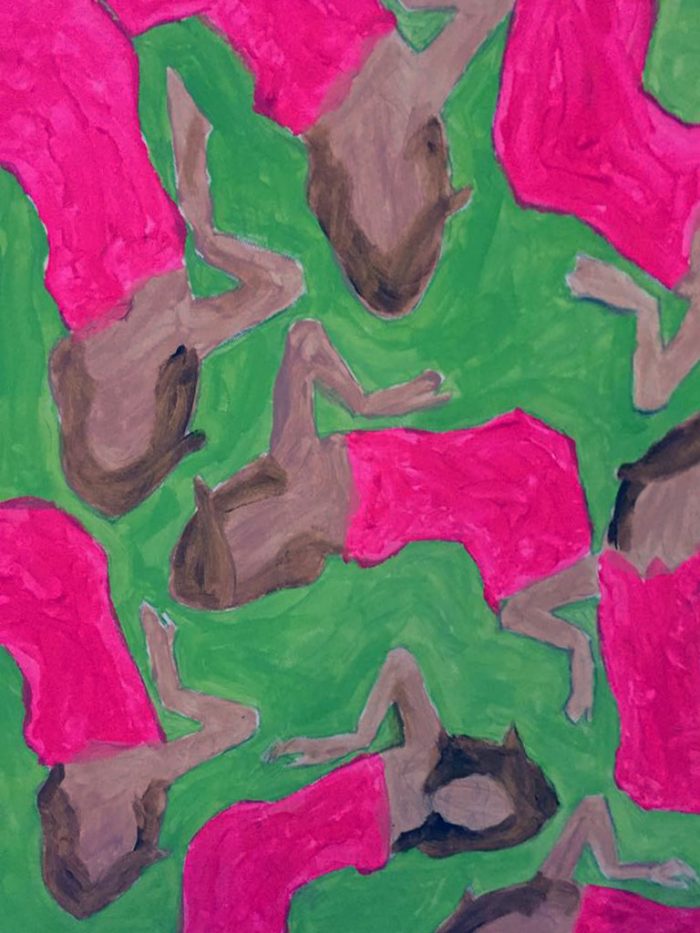Rote Escher Damen